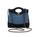 Denim Small Shopping Bag