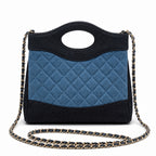 Denim Small Shopping Bag