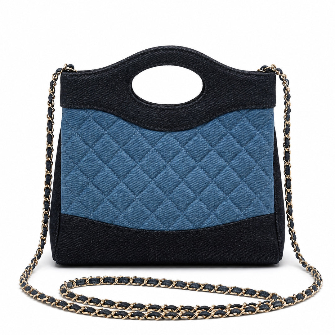 Denim Small Shopping Bag