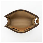 Cosmetic Zip Clutch 26 - Monogram-Print Coated Canvas