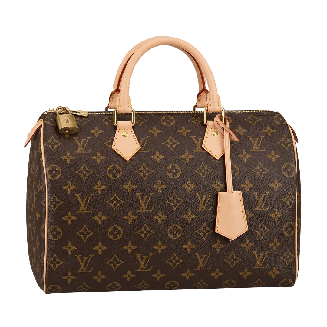Classic Barrel Duffle Satchel 30 - Monogram-Print Coated Canvas