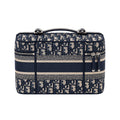 Travel Vanity Case - Blue Logo Jacquard Embroidery