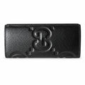 GG Embossed Long Continental Wallet