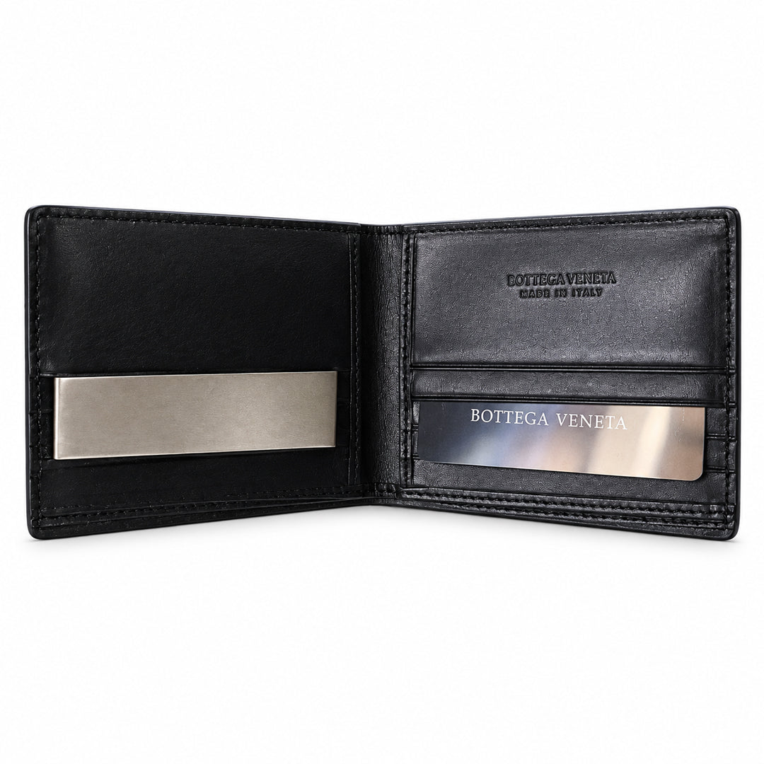 Bottega Veneta Intrecciato Money Clip Wallet