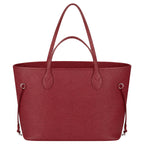 Open Shopper Tote Medium - Embossed Monogram-Print Leather (Burgundy)