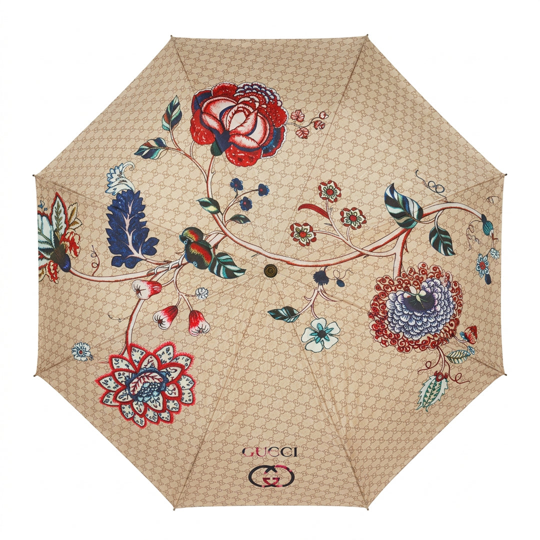 Flora Print Nylon Umbrella