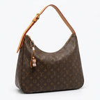 Slouchy Hobo Bag Medium - Monogram-Print Coated Canvas