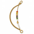 Rainbow Letter Pearl Bag Chain
