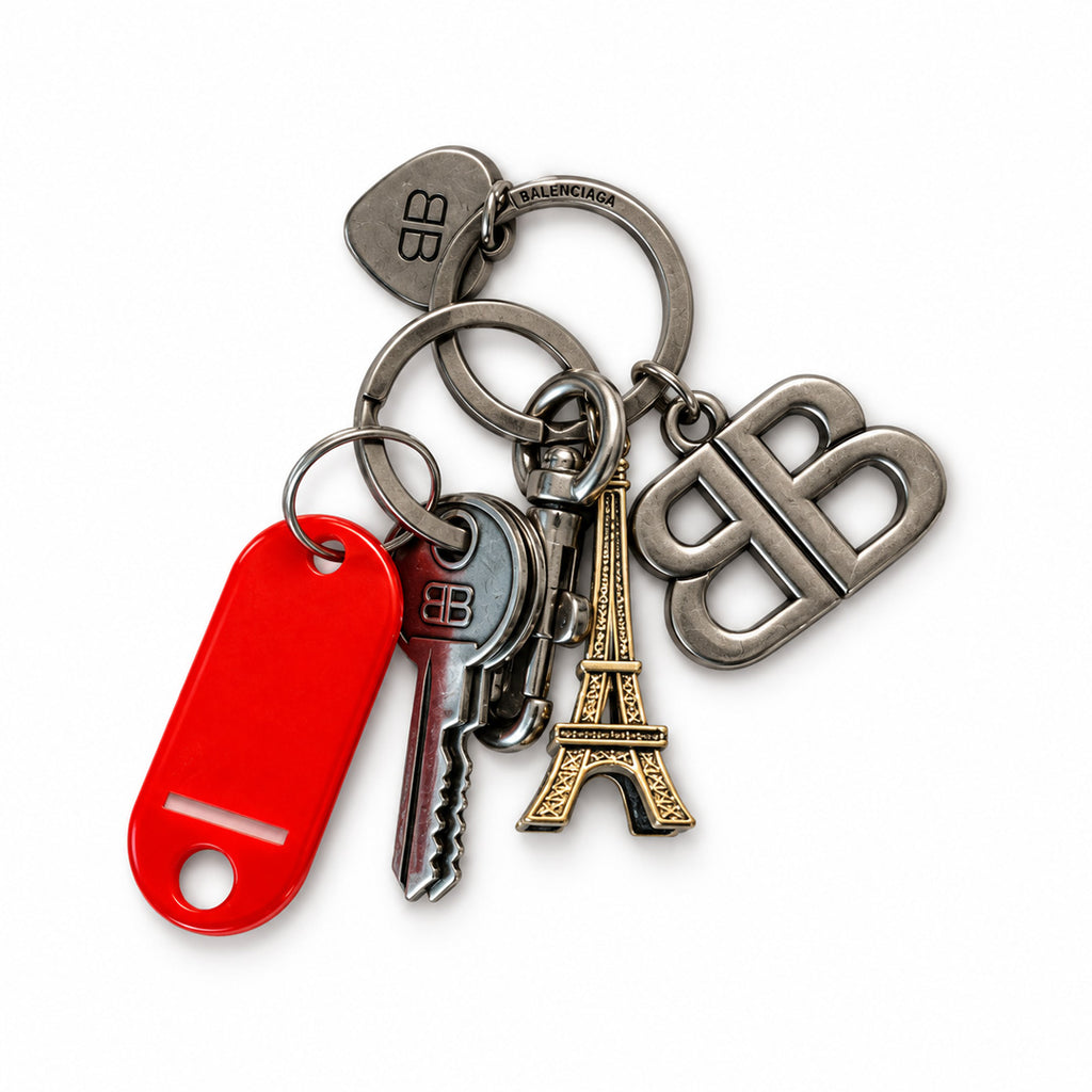 Paris Keys Cluster Keychain