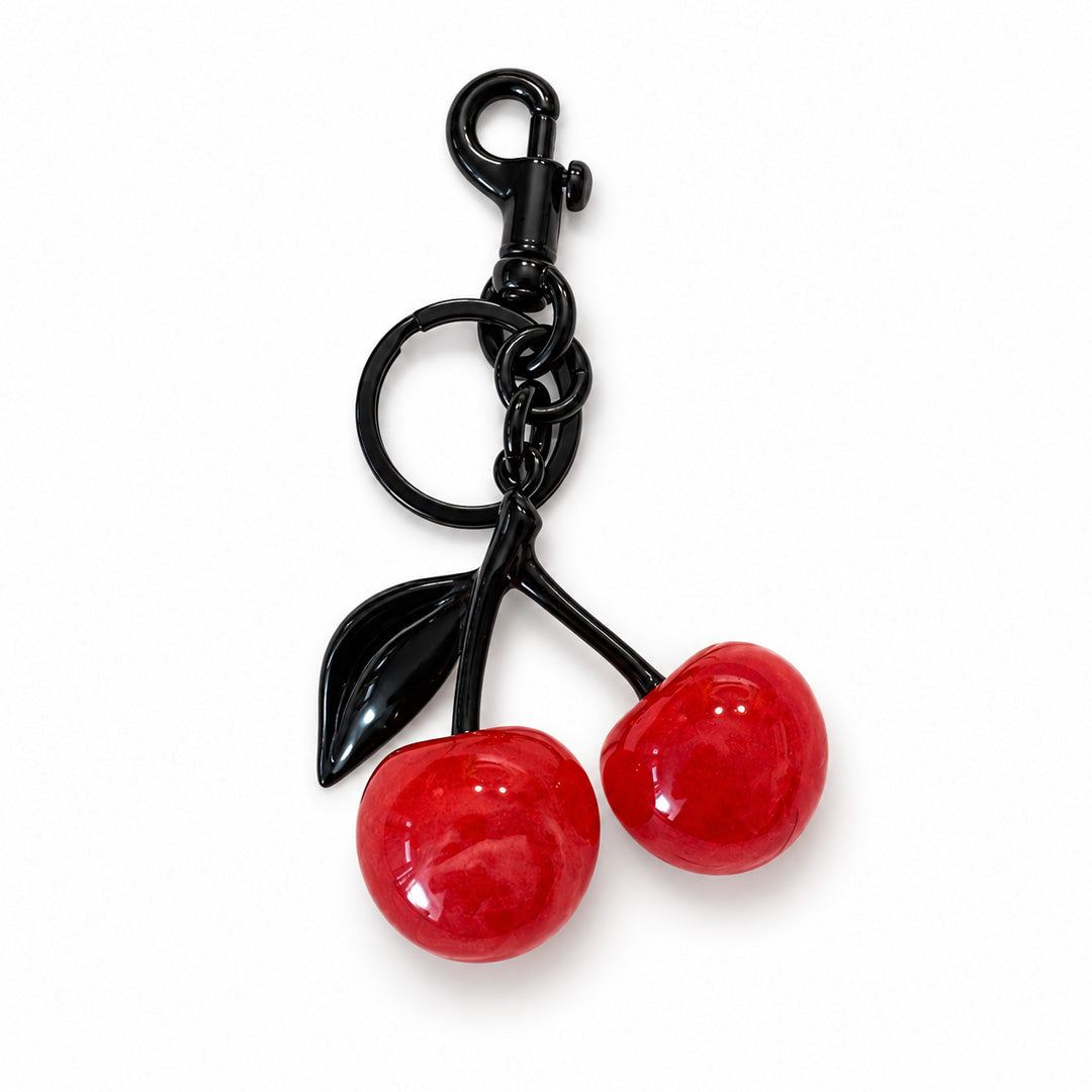 Black Stem Cherry Keychain
