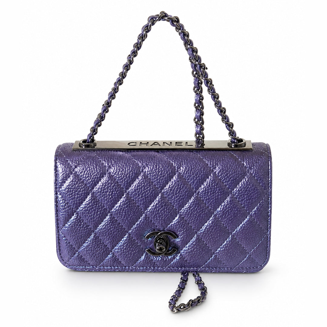 Luna Luxe Quilted Chain Shoulder Bag