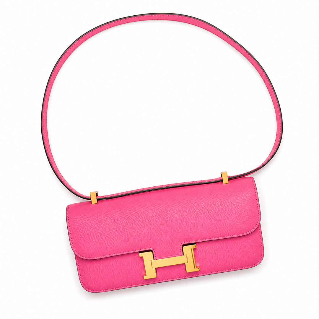 Luna Luxe Pink Shoulder Bag