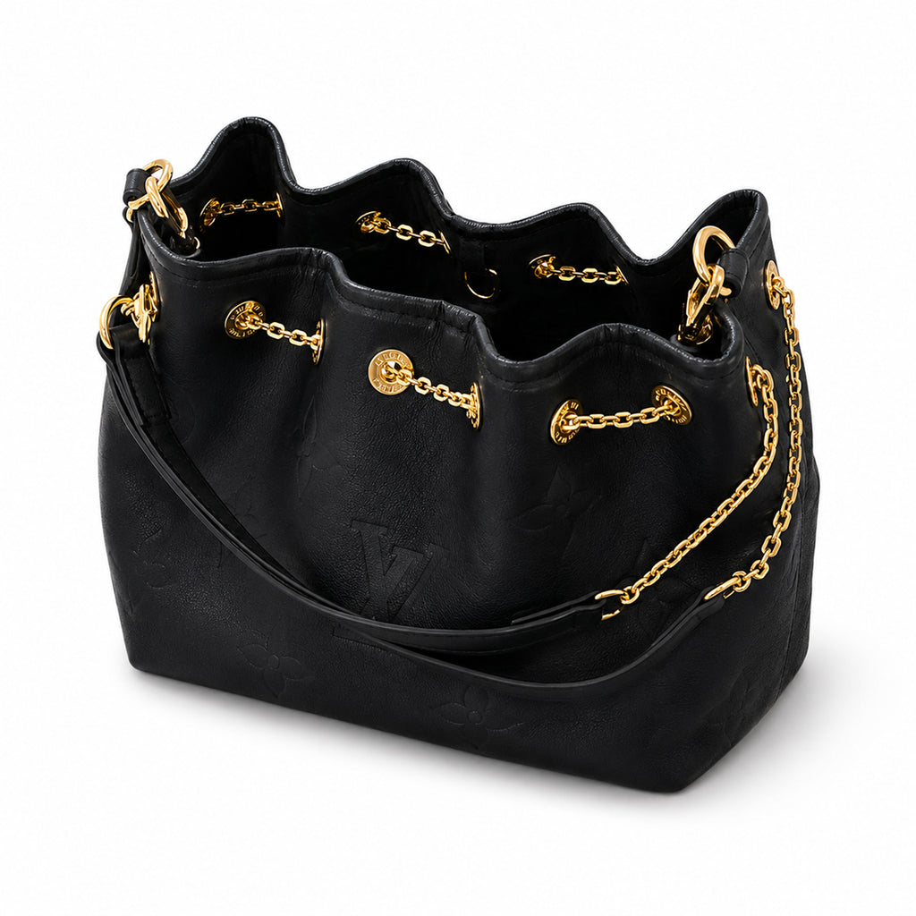 The Noir Bucket Shoulder Bag