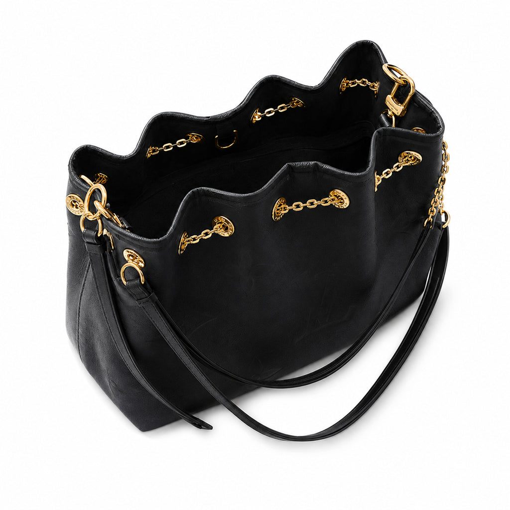 The Noir Bucket Shoulder Bag
