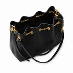 The Noir Bucket Shoulder Bag