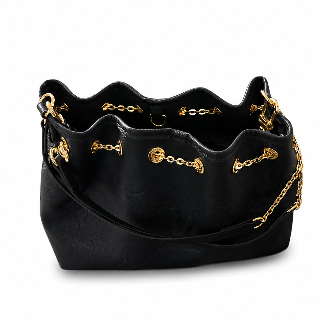 The Noir Bucket Shoulder Bag