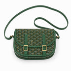 The Emerald Saddle Crossbody Bag