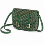 The Emerald Saddle Crossbody Bag