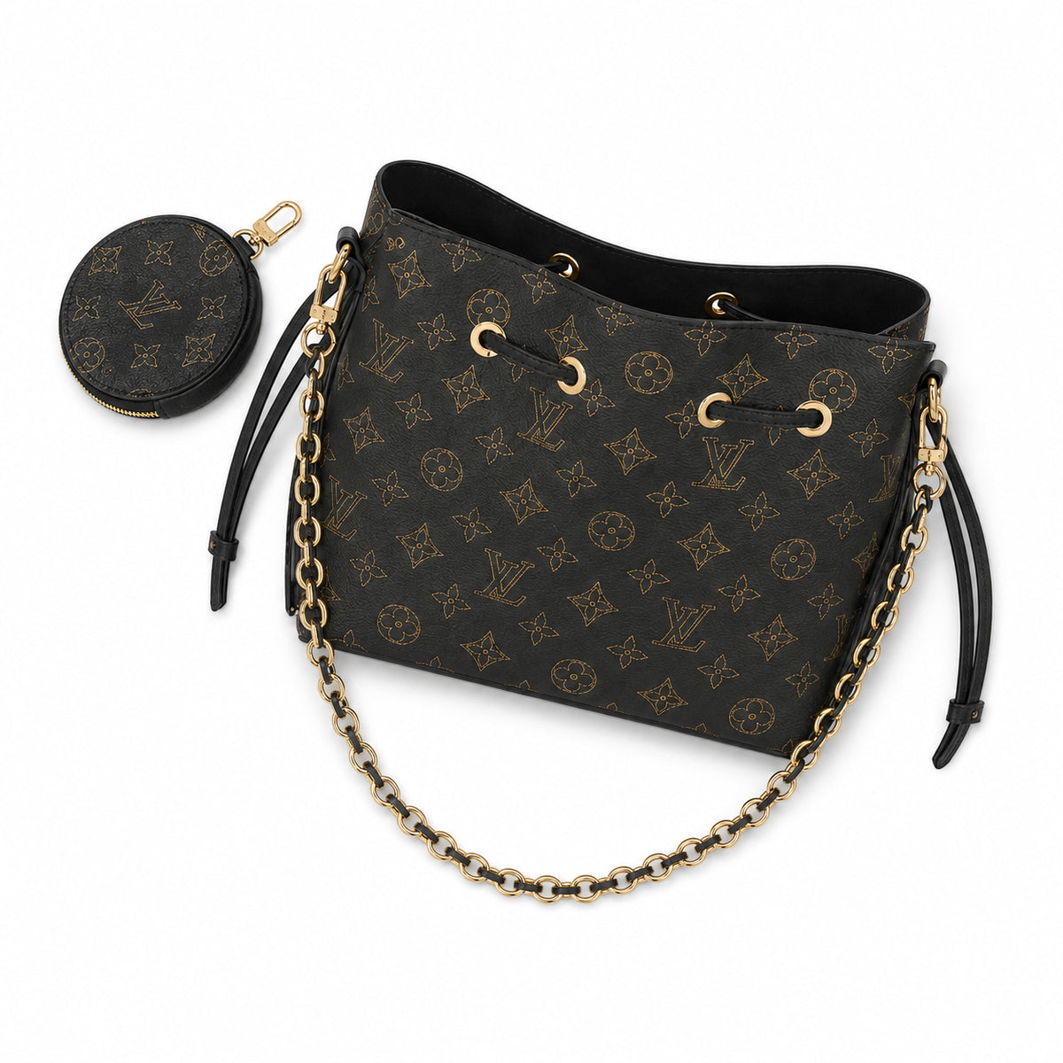 Monarch Luxe Bucket Shoulder Bag