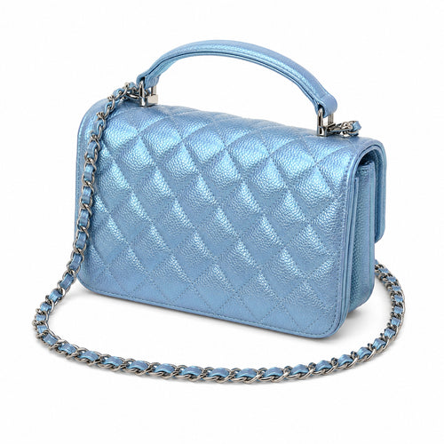 Celeste Quilted Top Handle Bag