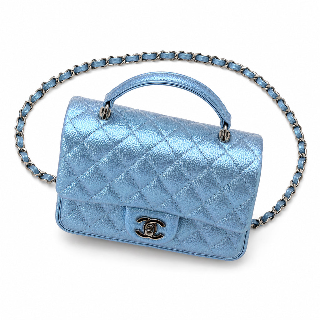 Celeste Quilted Top Handle Bag