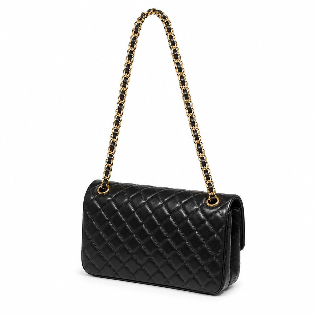 Noir Éclat Shoulder Bag