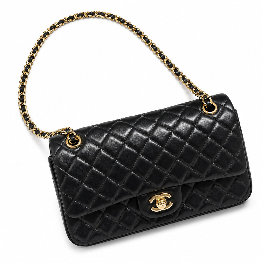 Noir Éclat Shoulder Bag