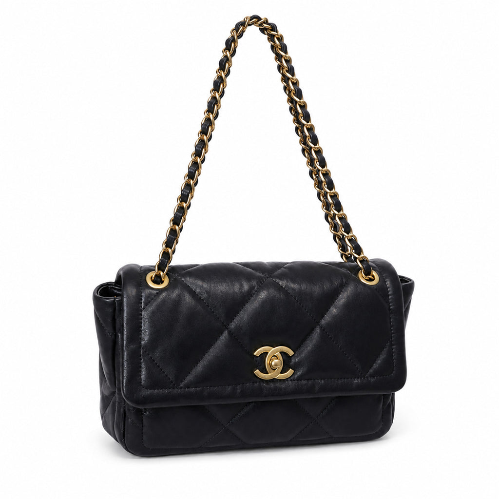 Noir Black Cloud Shoulder Bag