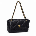 Noir Black Cloud Shoulder Bag
