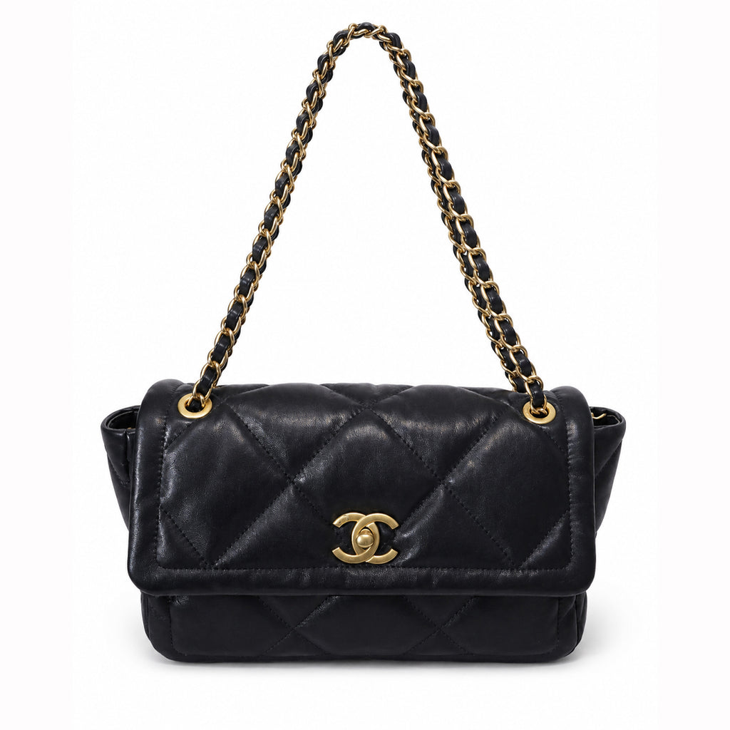 Noir Black Cloud Shoulder Bag