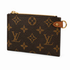 Monarch Slim Zip Card Holder Wallet
