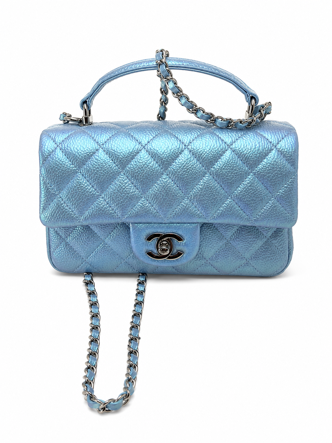 Celeste Quilted Top Handle Bag