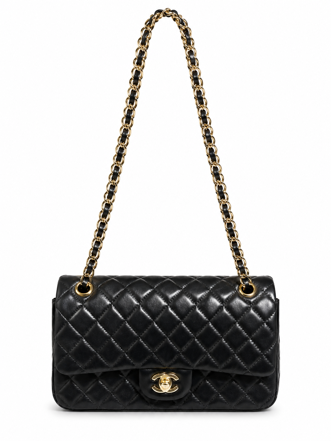 Noir Éclat Shoulder Bag