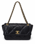 Luxe Quilted Chain Shoulder Bag