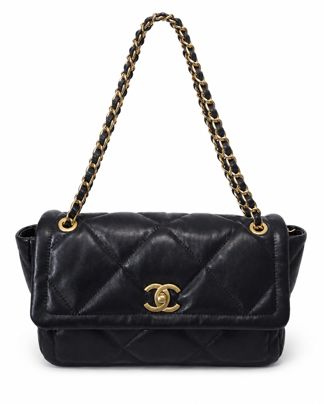 Luxe Quilted Chain Shoulder Bag