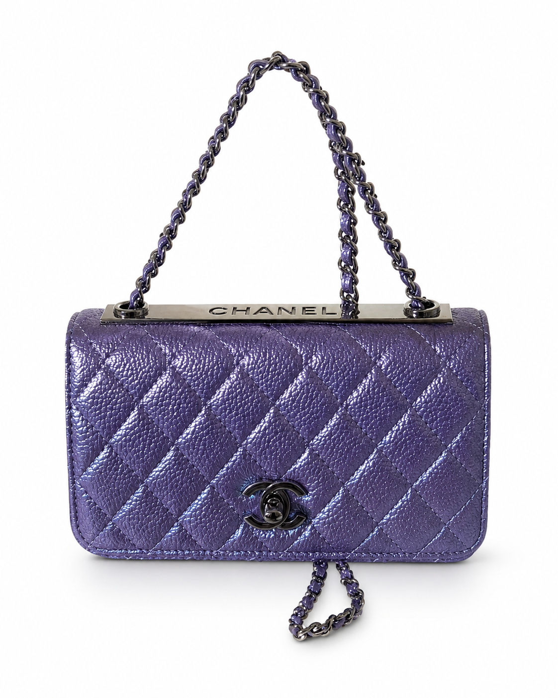 Luna Luxe Quilted Chain Shoulder Bag