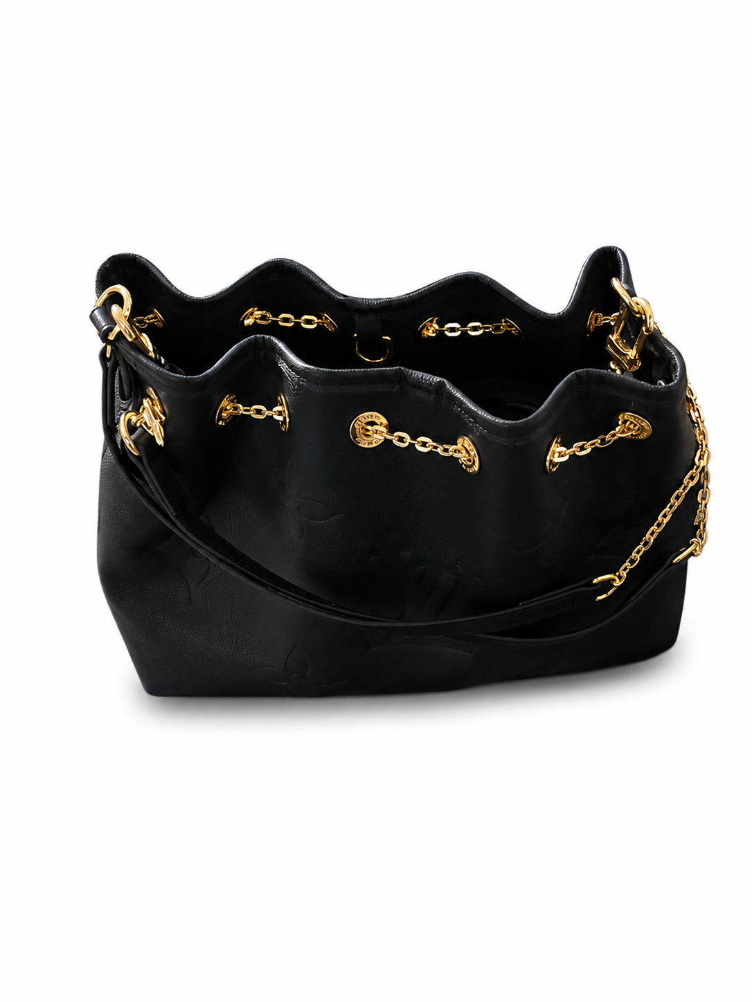 The Noir Bucket Shoulder Bag