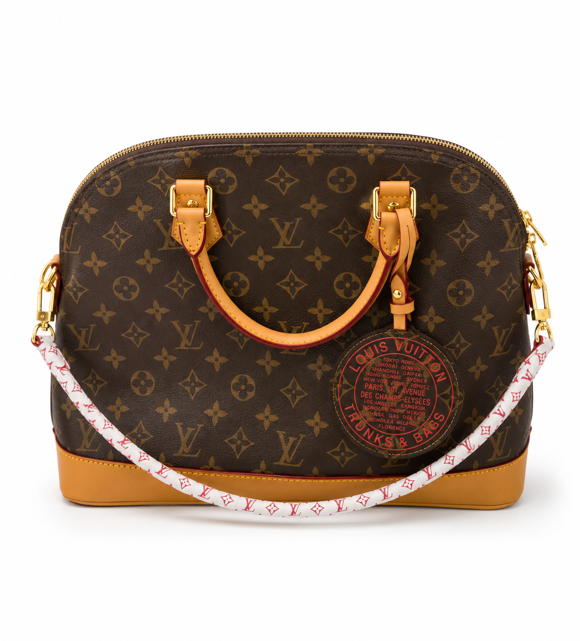Monogram Luxe Dome Satchel