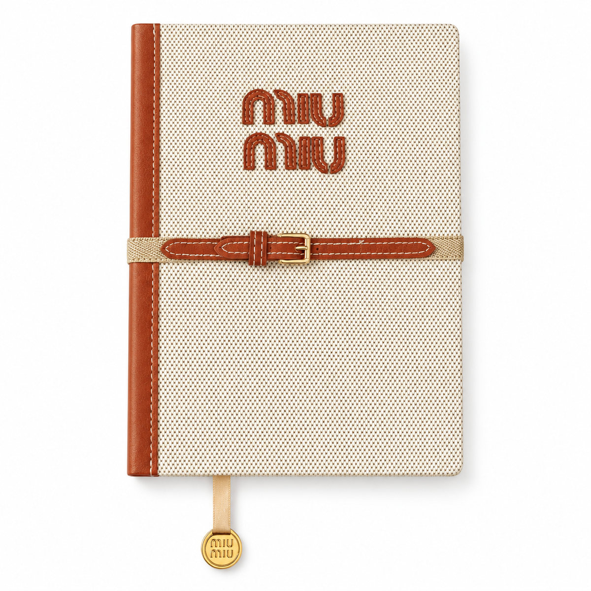 Miu Miu Canvas & Leather Diary