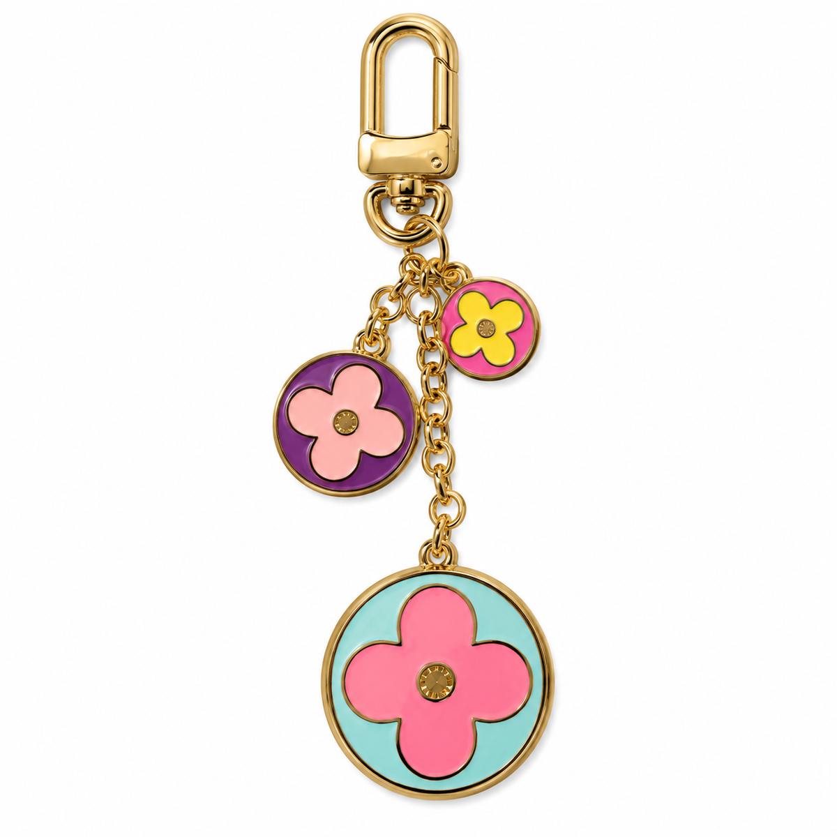 LV Blooming Flowers Monogram Flower Charm & Key Holder