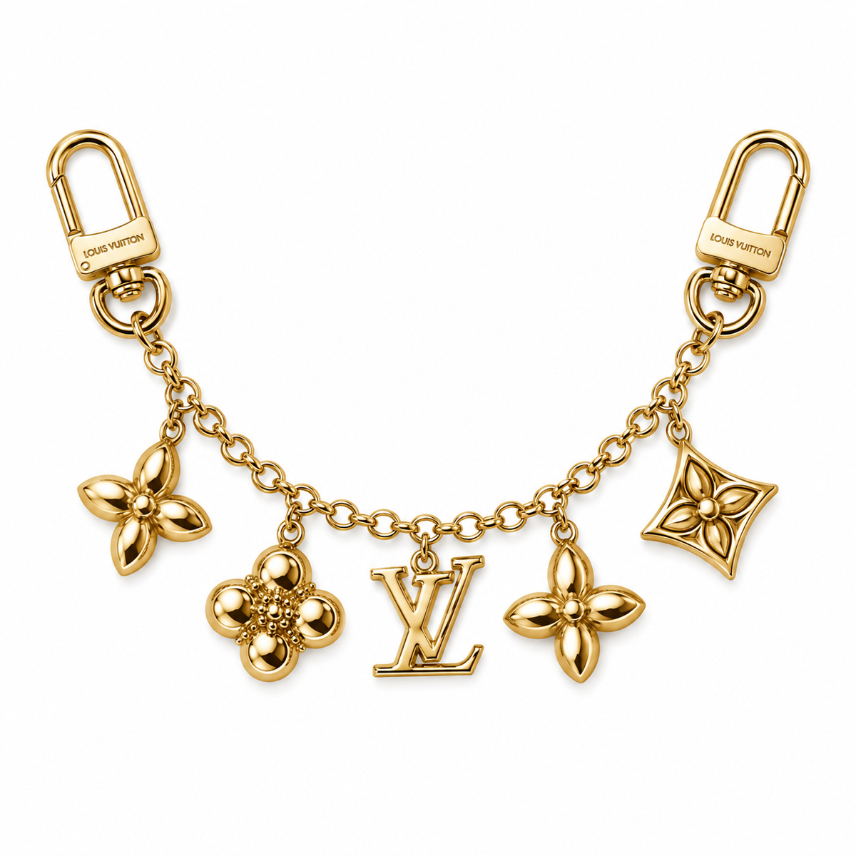 LV Monogram Chain Bag Charm